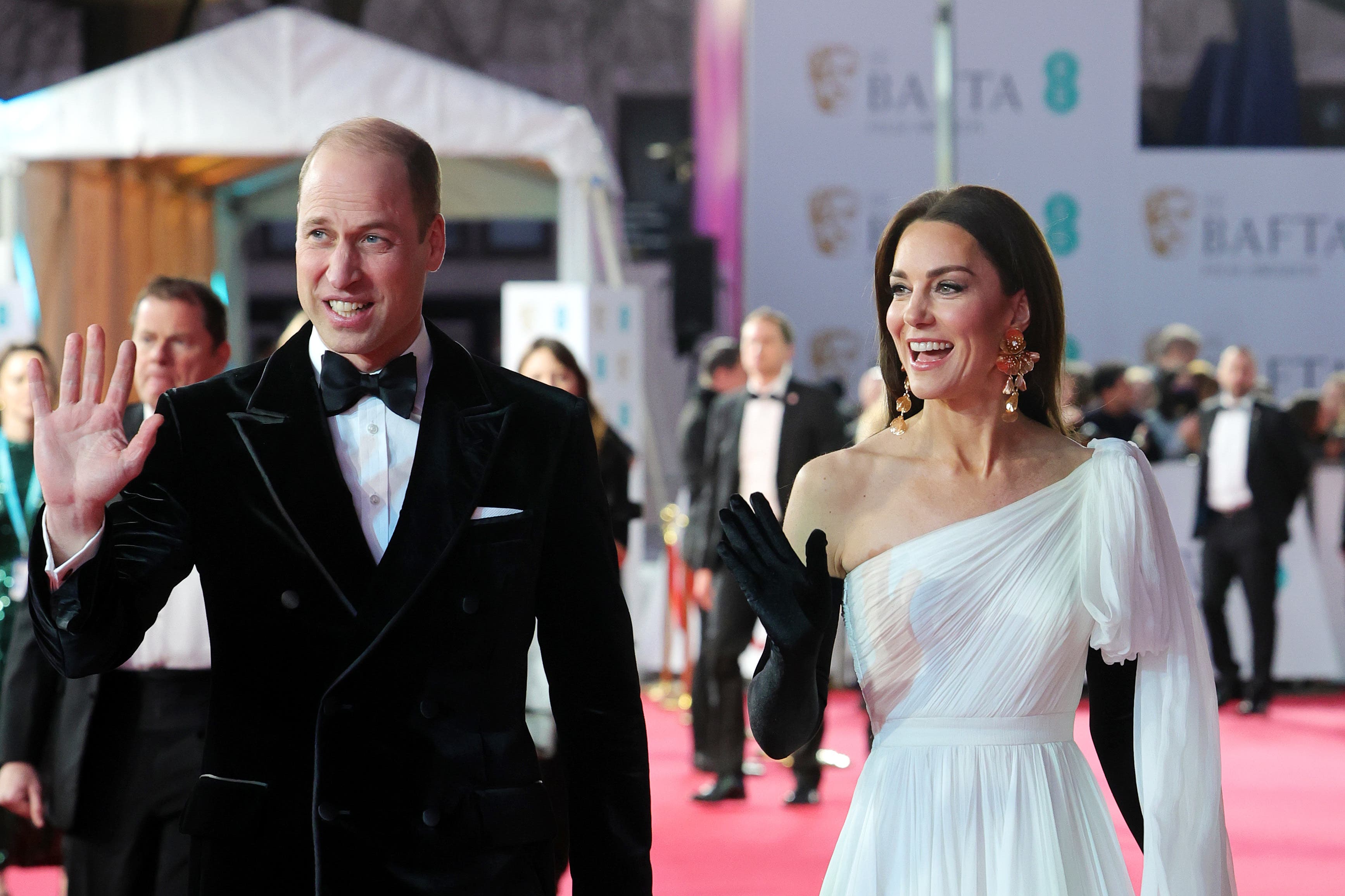 William and Kate told of Queen’s support for Bafta at 2023 awards ...