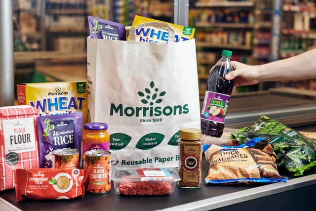 Morrisons says 64 cupboard essentials, breakfast items and fresh products will be reduced by an average of almost a fifth (Morrisons/ PA)