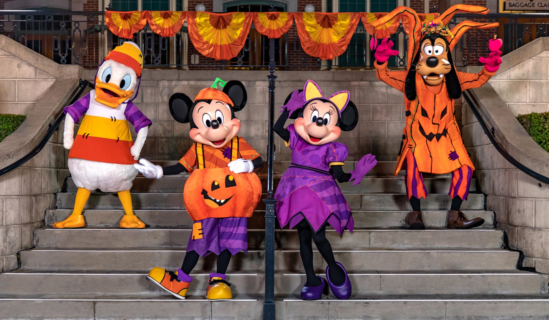 File: In this handout photo provided by Disney Resorts, Mickey Mouse, Minnie Mouse and pals debut new attire while celebrating Halloween at Disneyland Park on 2 September 2022 in Anaheim, California