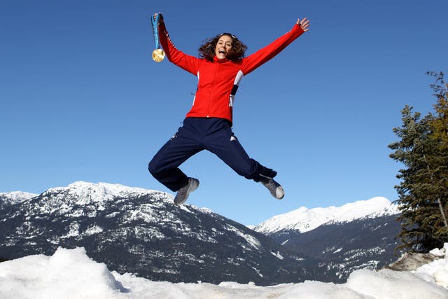 Amy Williams won skeleton gold for Great Britain (Andrew Milligan/PA)