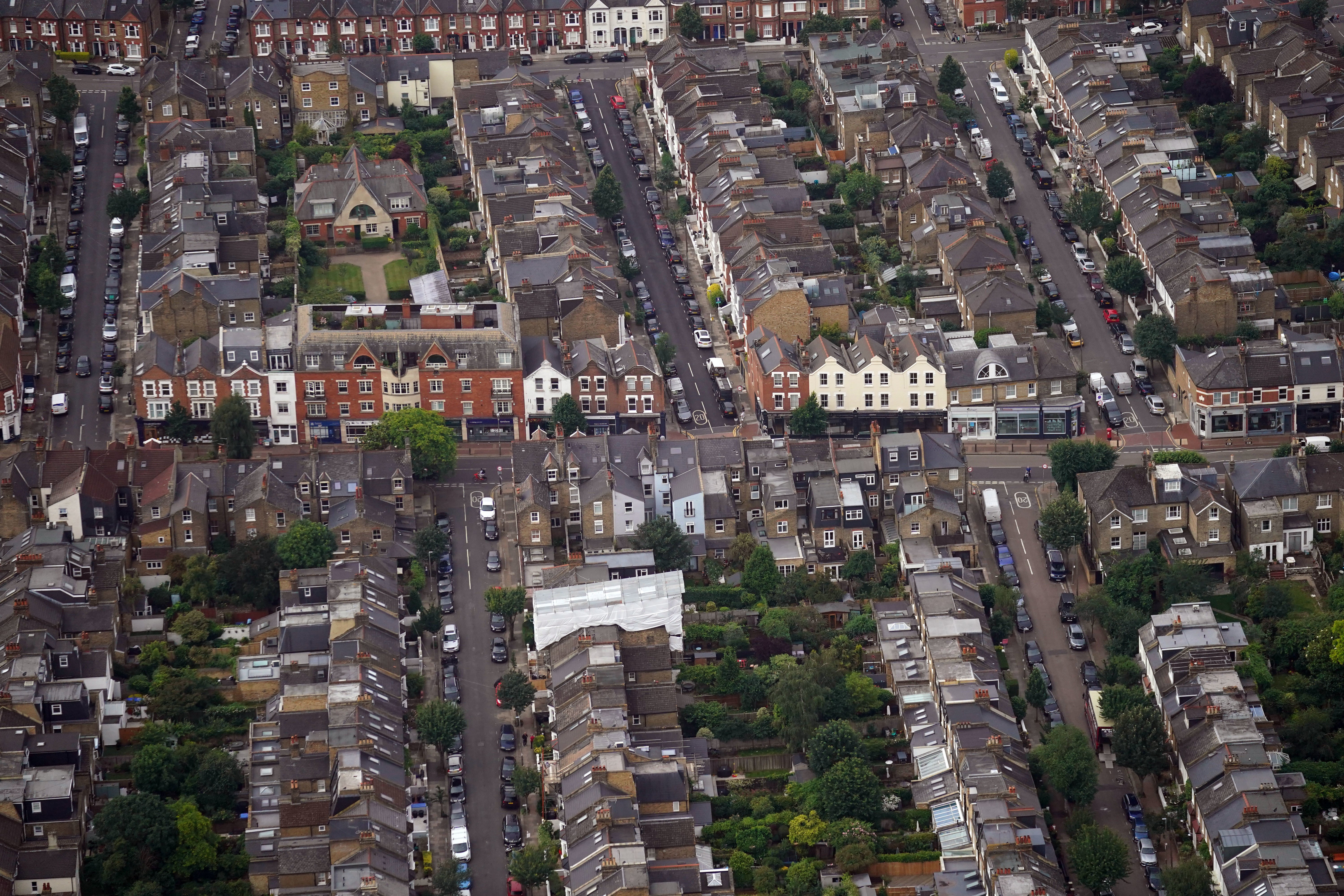 File photo: Houses in London
