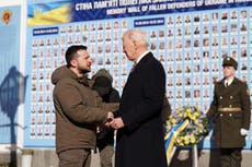 Joe Biden makes surprise first visit to Ukraine since start of war
