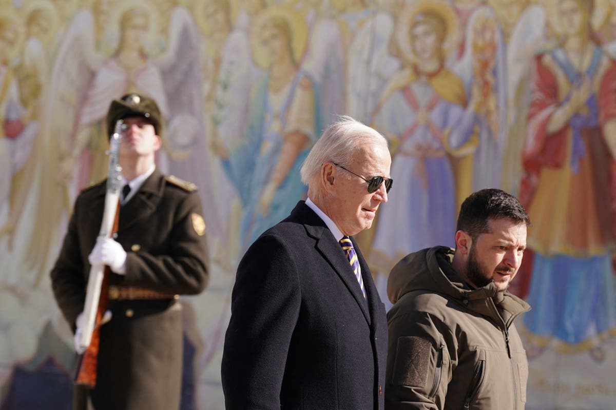 Ukrayna Rusya savaşından son haberler: Joe Biden, yıldönümü öncesinde Kiev’e sürpriz bir ziyarette bulundu