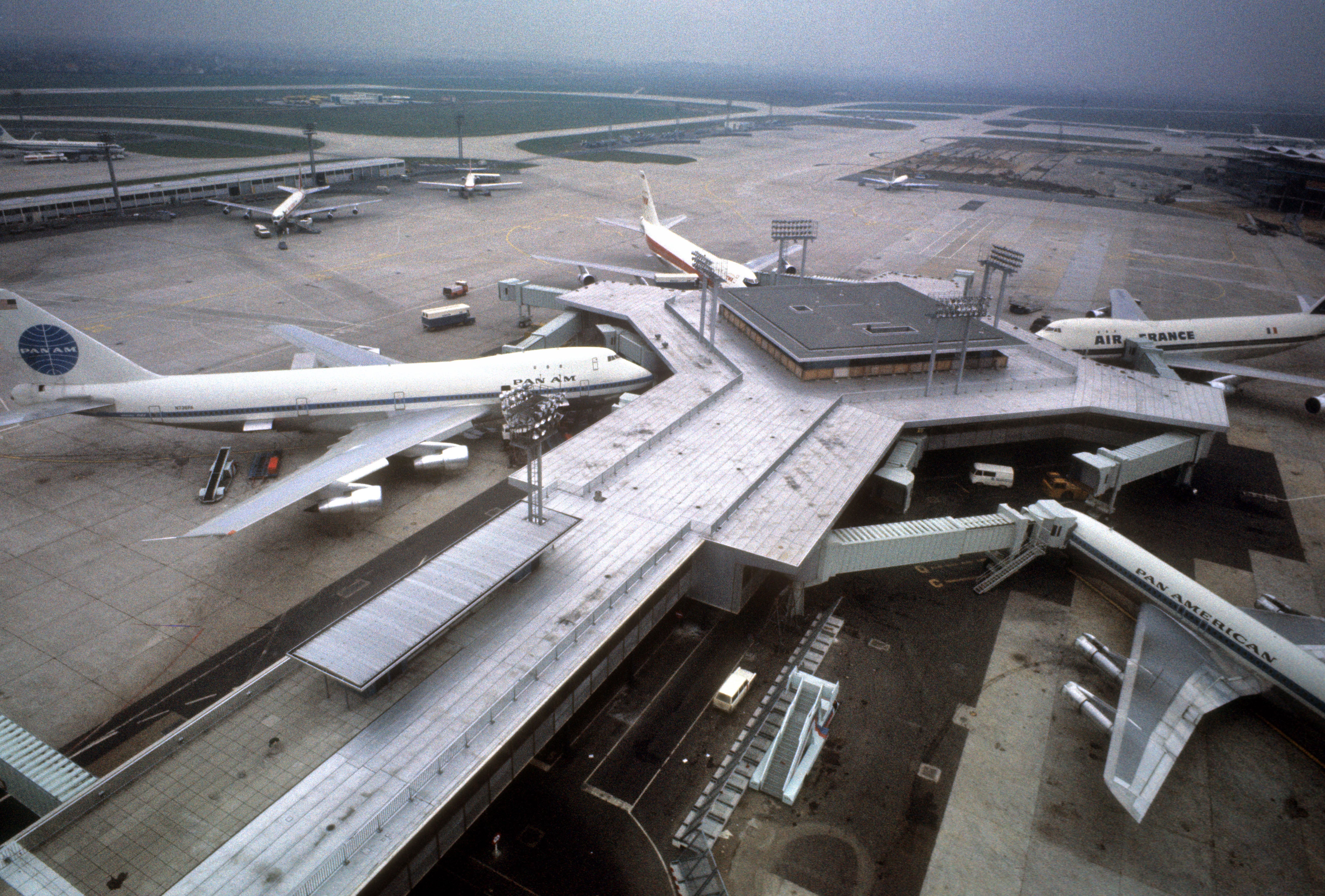 Boeing 747 airplanes at Orly’s airport in France