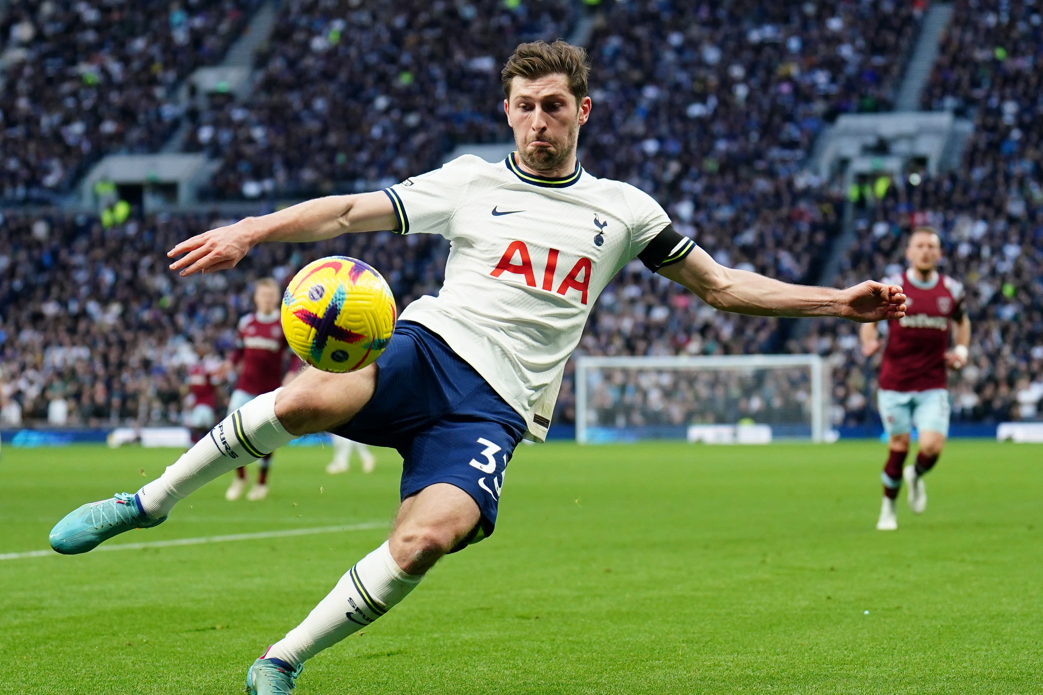 Ben Davies impressed at left wing-back for Tottenham in their 2-0 win over West Ham (Zac Goodwin/PA)