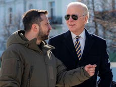 Biden defies safety warnings and air raid sirens for moment of history in Kyiv