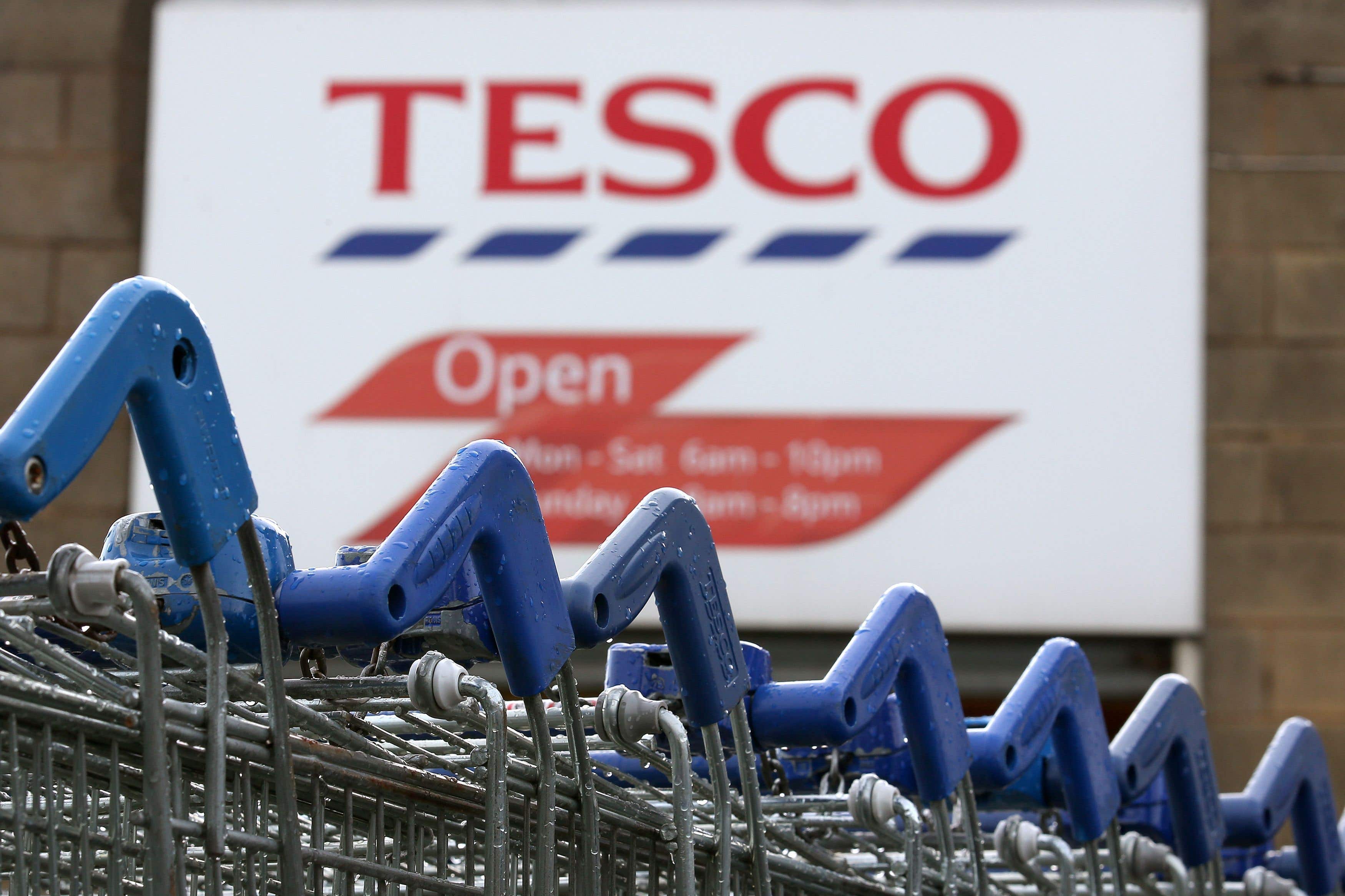 Tesco is to hand a 7% pay rise to store workers from April (PA)