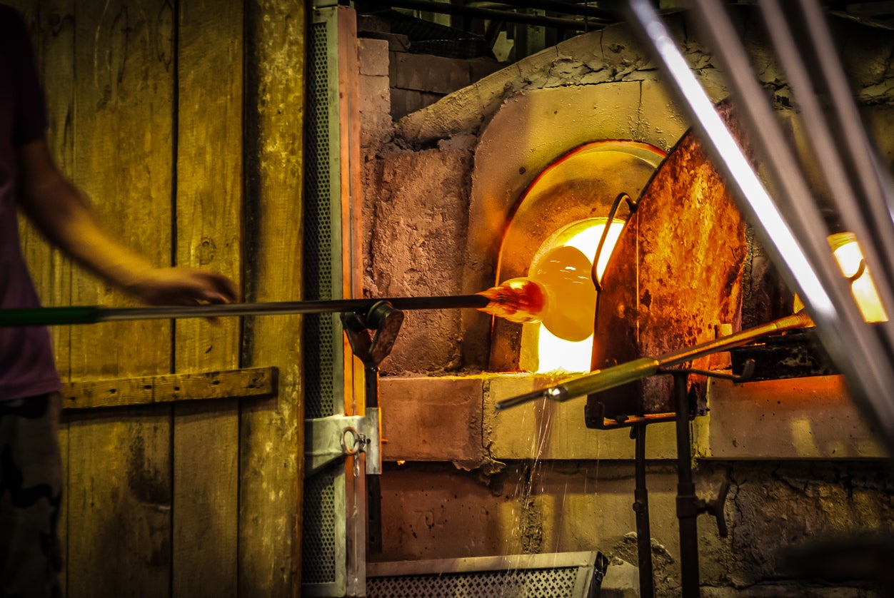 Murano glass is made using traditional methods