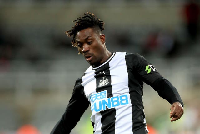 Newcastle United’s Christian Atsu whose death was confirmed at the weekend (EMPICS Sport)