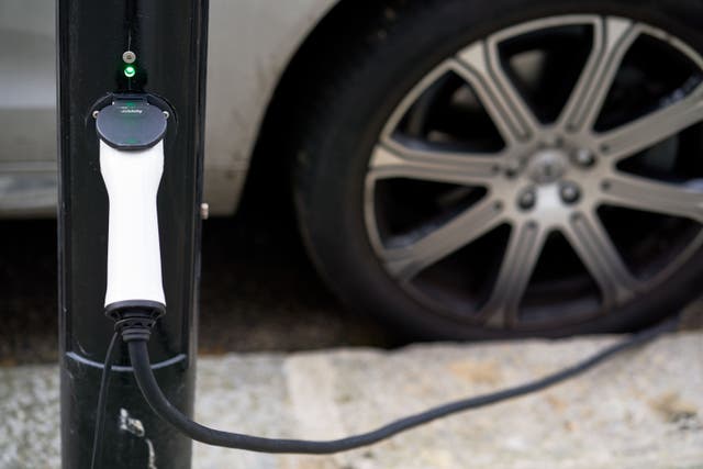 Drivers of electric vehicles across England will benefit from new funding for chargepoints, the Department for Transport has announced (John Walton/PA)