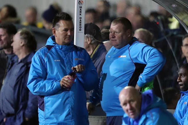 Wayne Shaw resigned after eating a pie live on television (Andrew Matthews/PA)