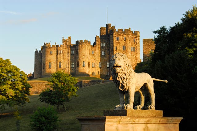 <p>Magic moments: Alnwick Castle, filming location for Harry Potter</p>