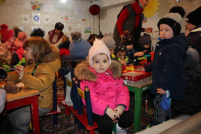 <p>Children in Ukraine forced to endure over 900 hours underground as war rages on</p>