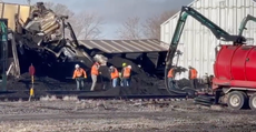 Nebraska coal train derailment sparks emergency operation