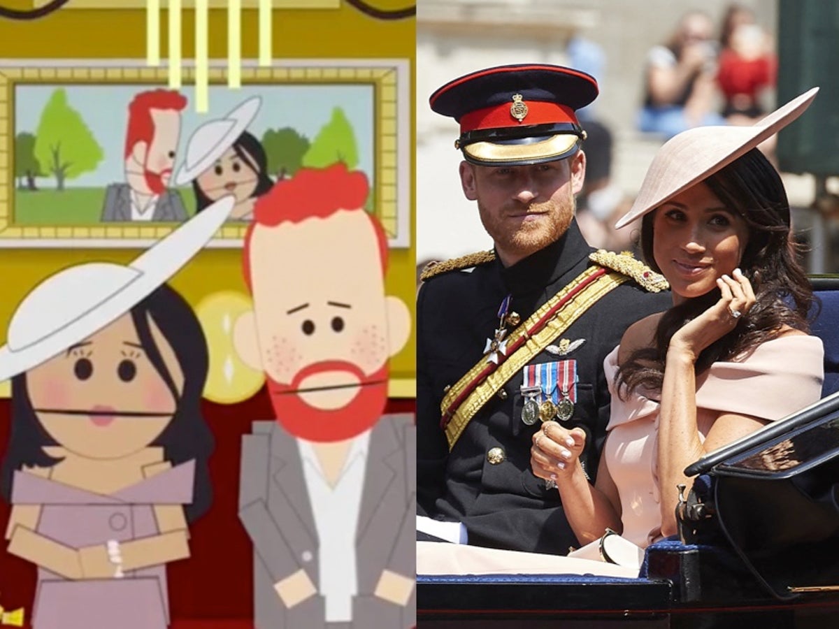 South Park: Prince Harry and Meghan Markle’s US approval rating drops below Prince Andrew after parody episode