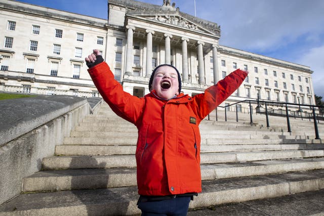 Regulations to progress Daithi’s Law, named after six-year-old Daithi MacGabhann, are set to be laid at Westminster on Wednesday (Liam McBurney/PA)