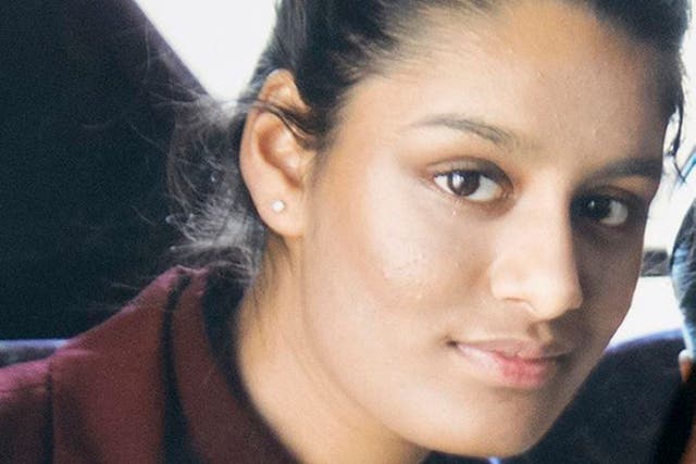 Shamima Begum was 15 when she left England to travel to Syria (PA)
