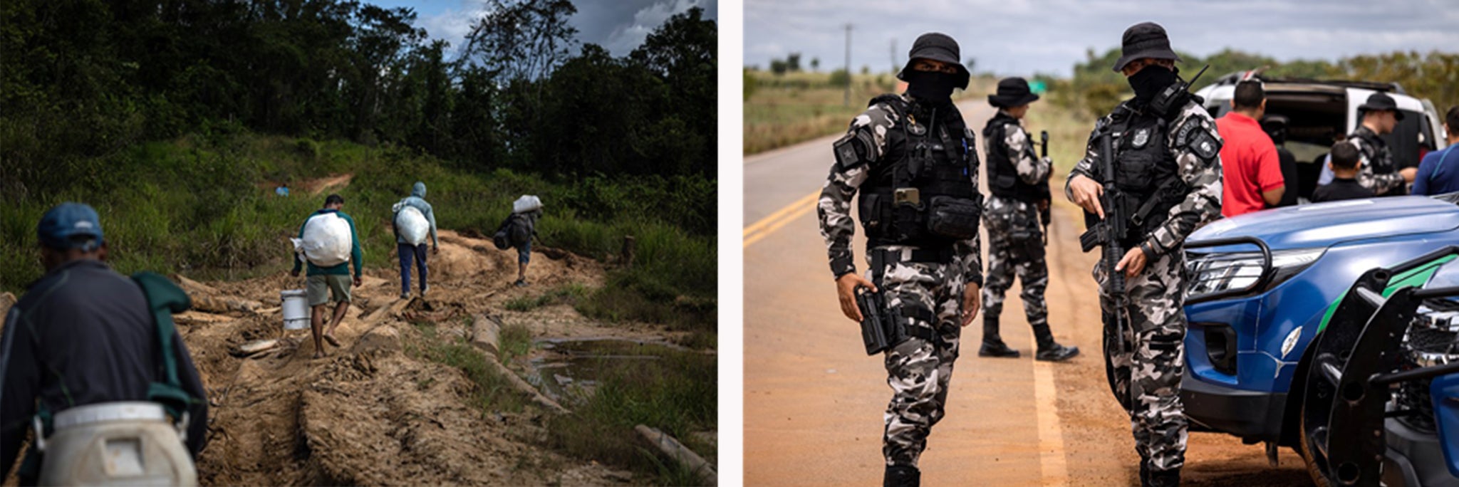 More than 15,000 illegal miners who panned for gold in the Yanomami indigenous reserve are now fleeing camps set up in the middle of the jungle to avoid falling into the hands of Brazilian authorities