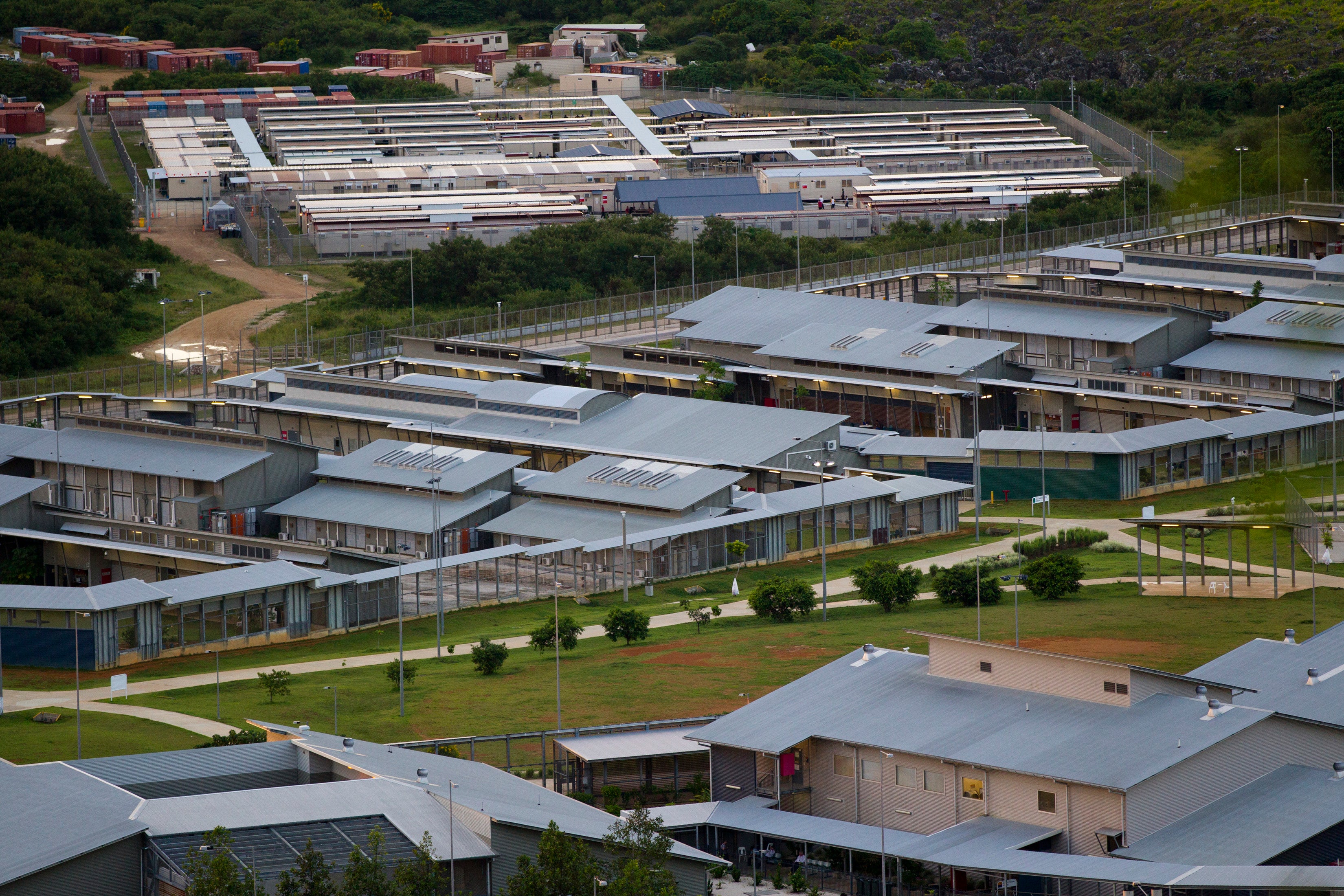 A view of the Immigration Detention Center (IDC) in February 2012 on Christmas Island, Australia