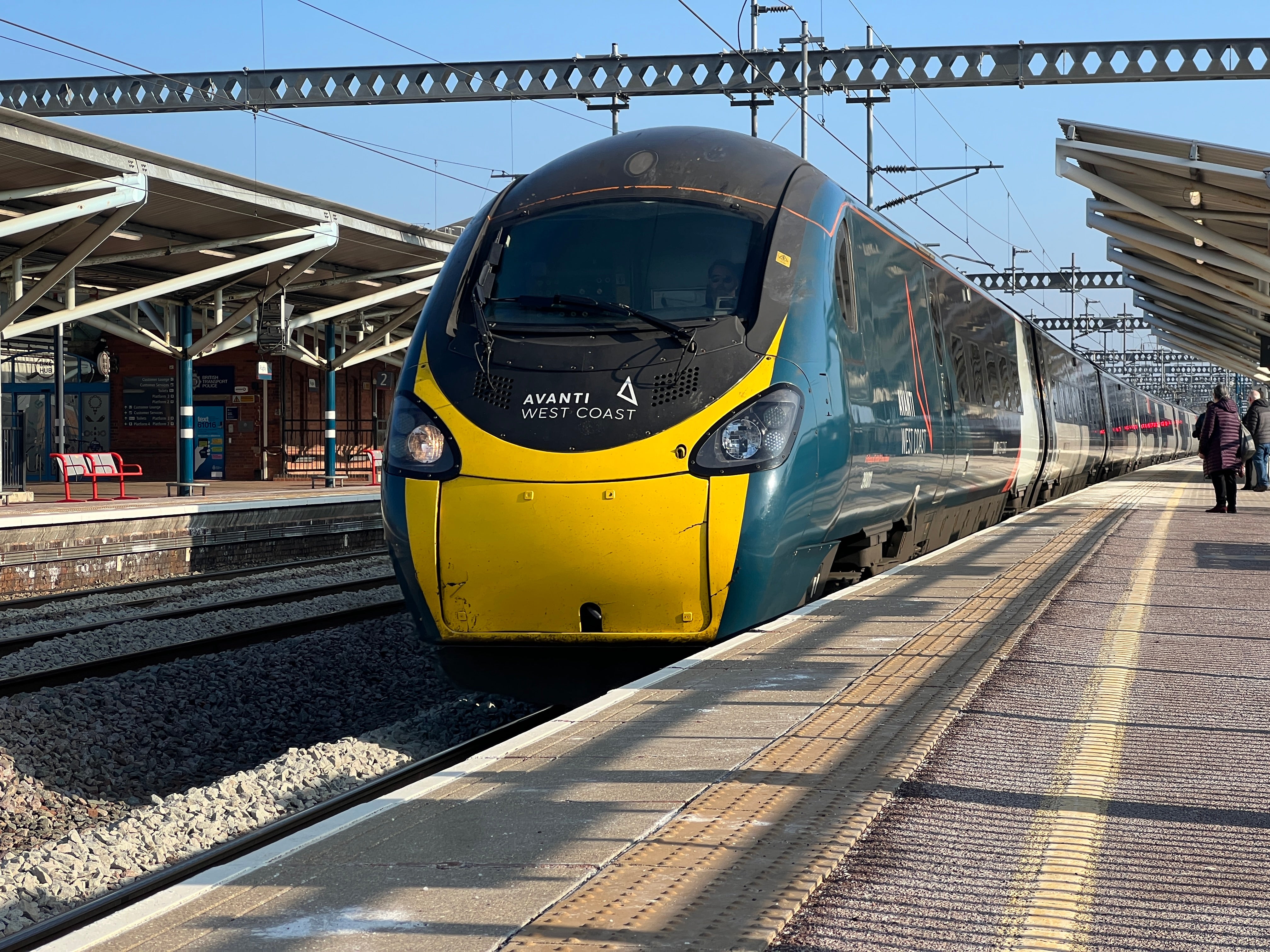 Right direction? Avanti West Coast ran one in four of its services during an RMT national strike, but has been accused of cancelling one in six trains in normal times