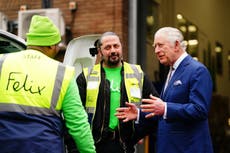 King thanks ‘remarkable’ food charity volunteers helping vulnerable Londoners