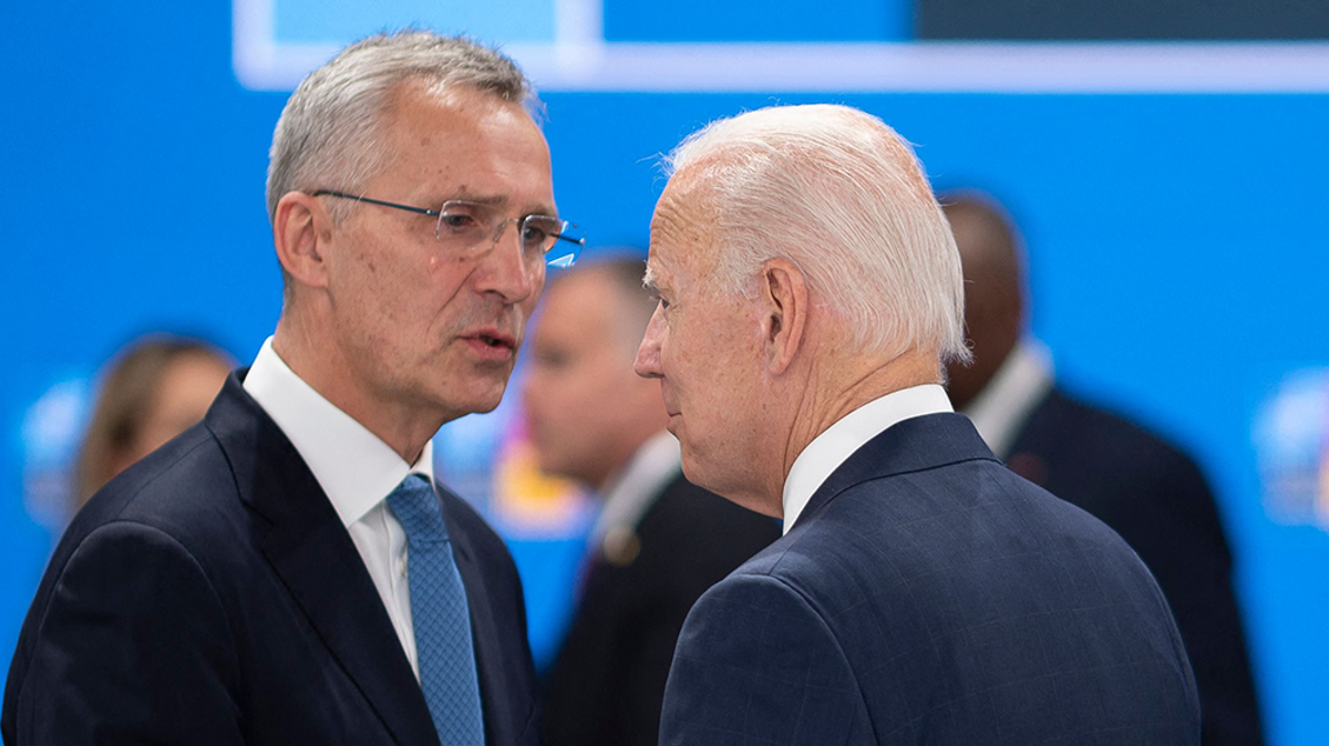 Watch live: Biden and Stoltenberg meet Nato Bucharest Nine allies in Poland
