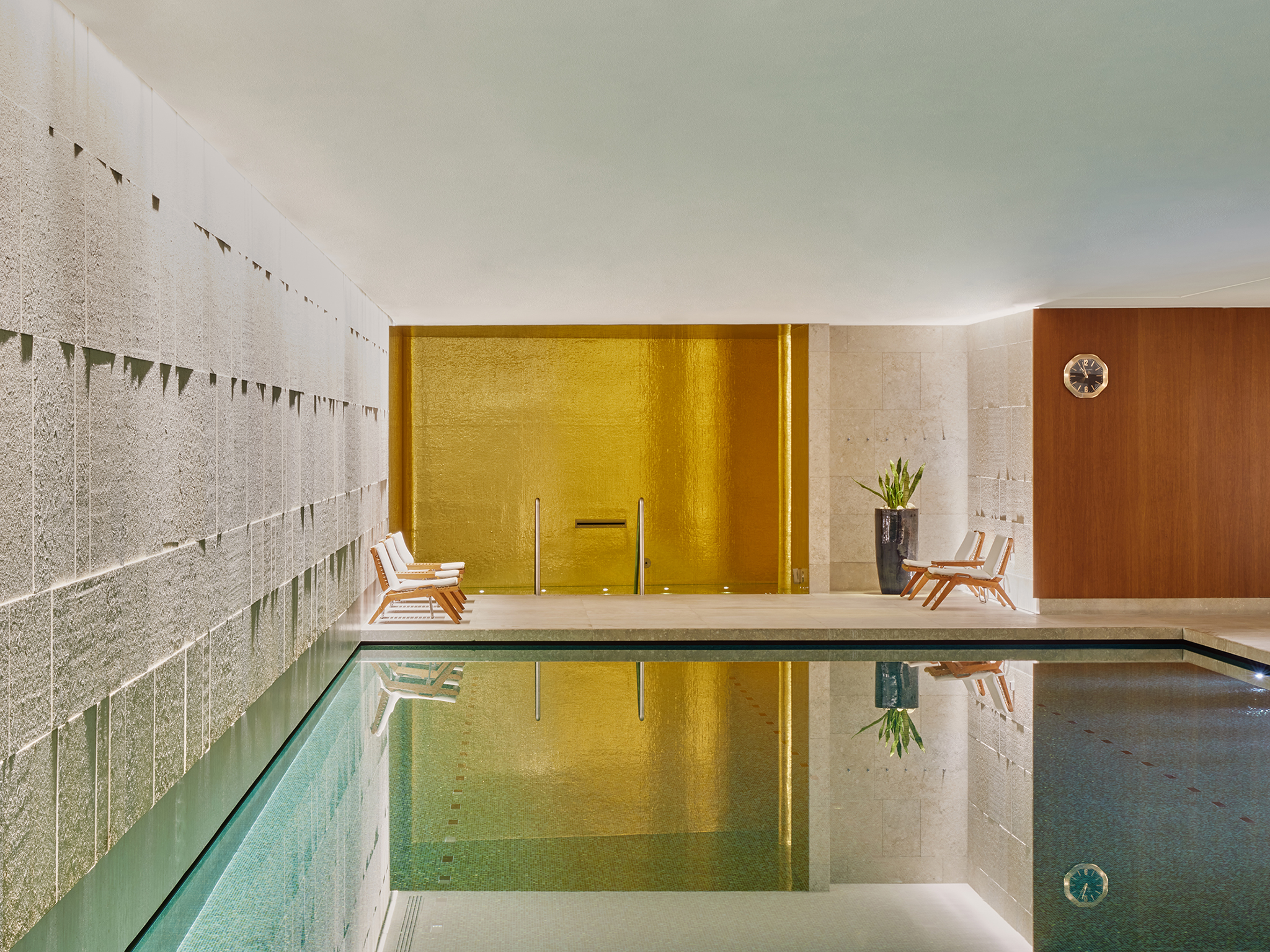 The Bulgari Hotel has the most extra design of all hot tubs on this list