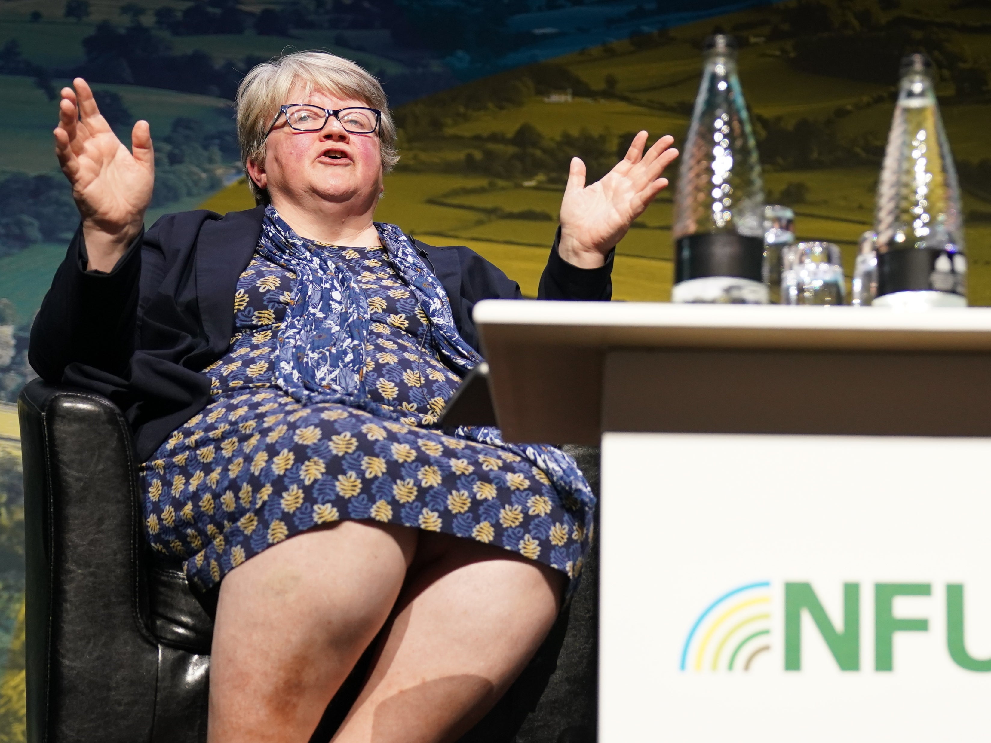 Environment secretary Therese Coffey at NFU conference