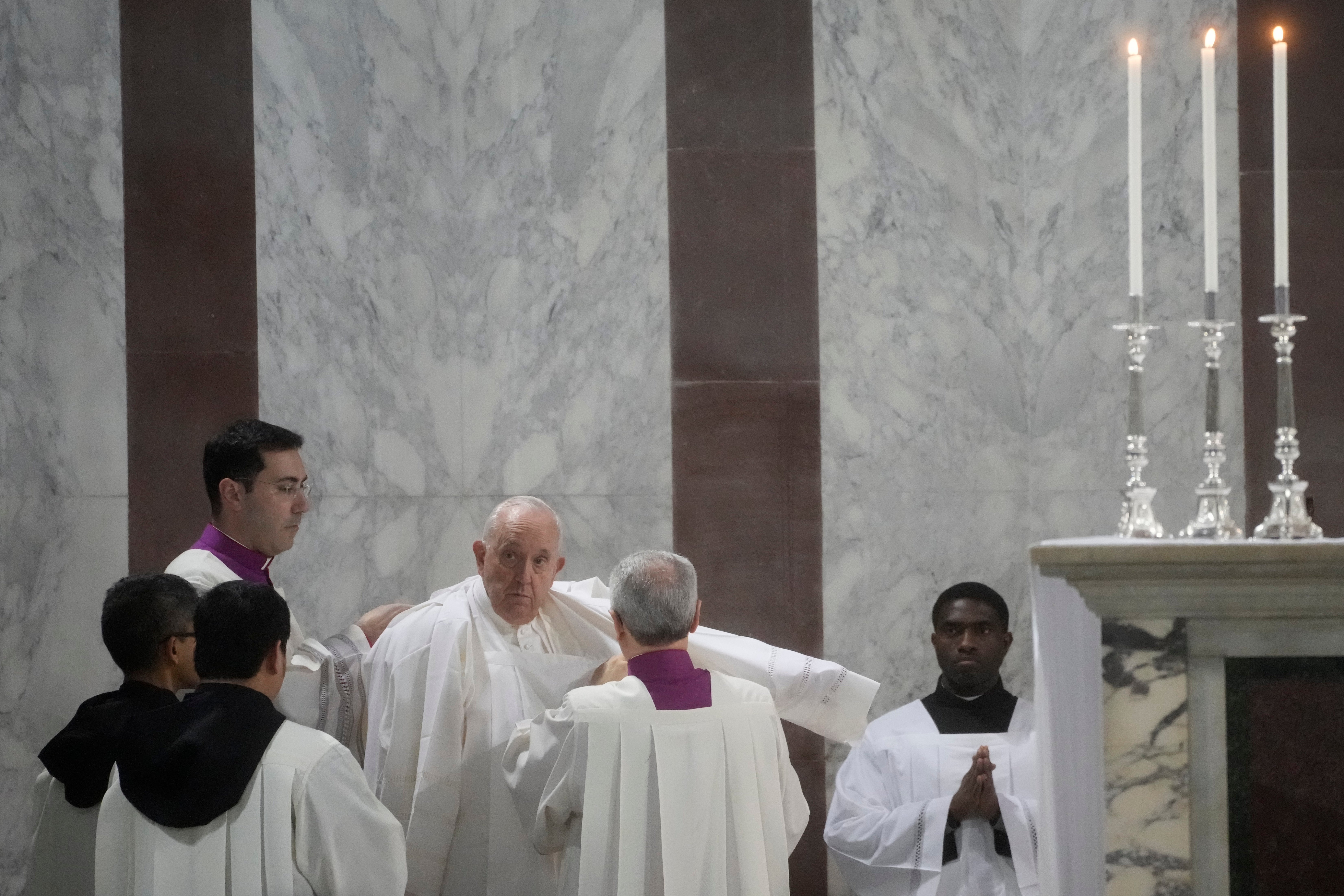 Italy Pope Ash Wednesday