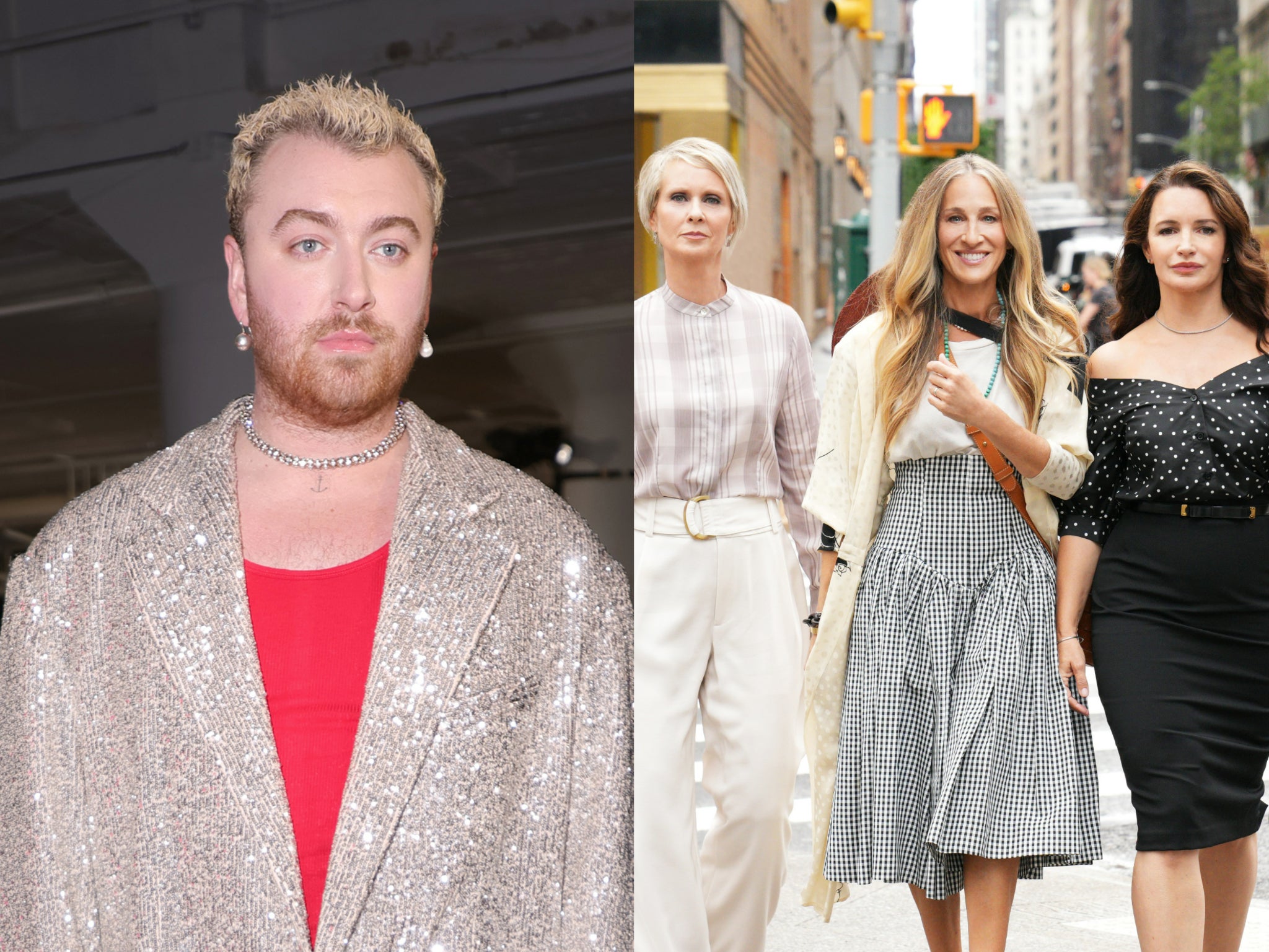 <p>Sam Smith has posted a picture from the set of And Just Like That</p>