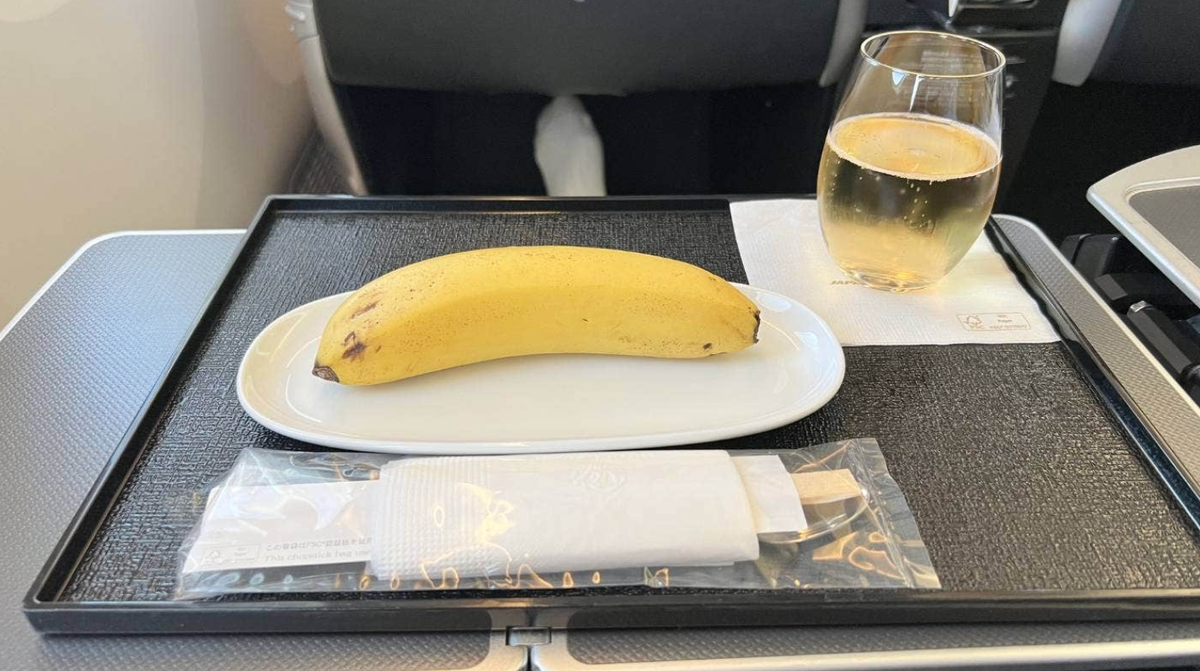Business class passenger orders vegan breakfast – and gets given a single banana