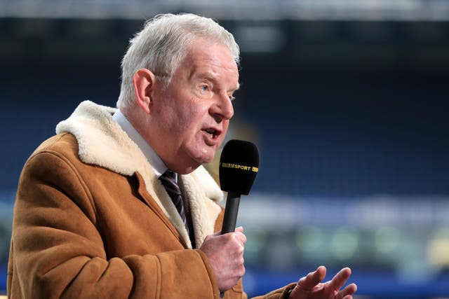 Commentator John Motson enjoyed a distinguished career with the BBC (Adam Davy/PA)