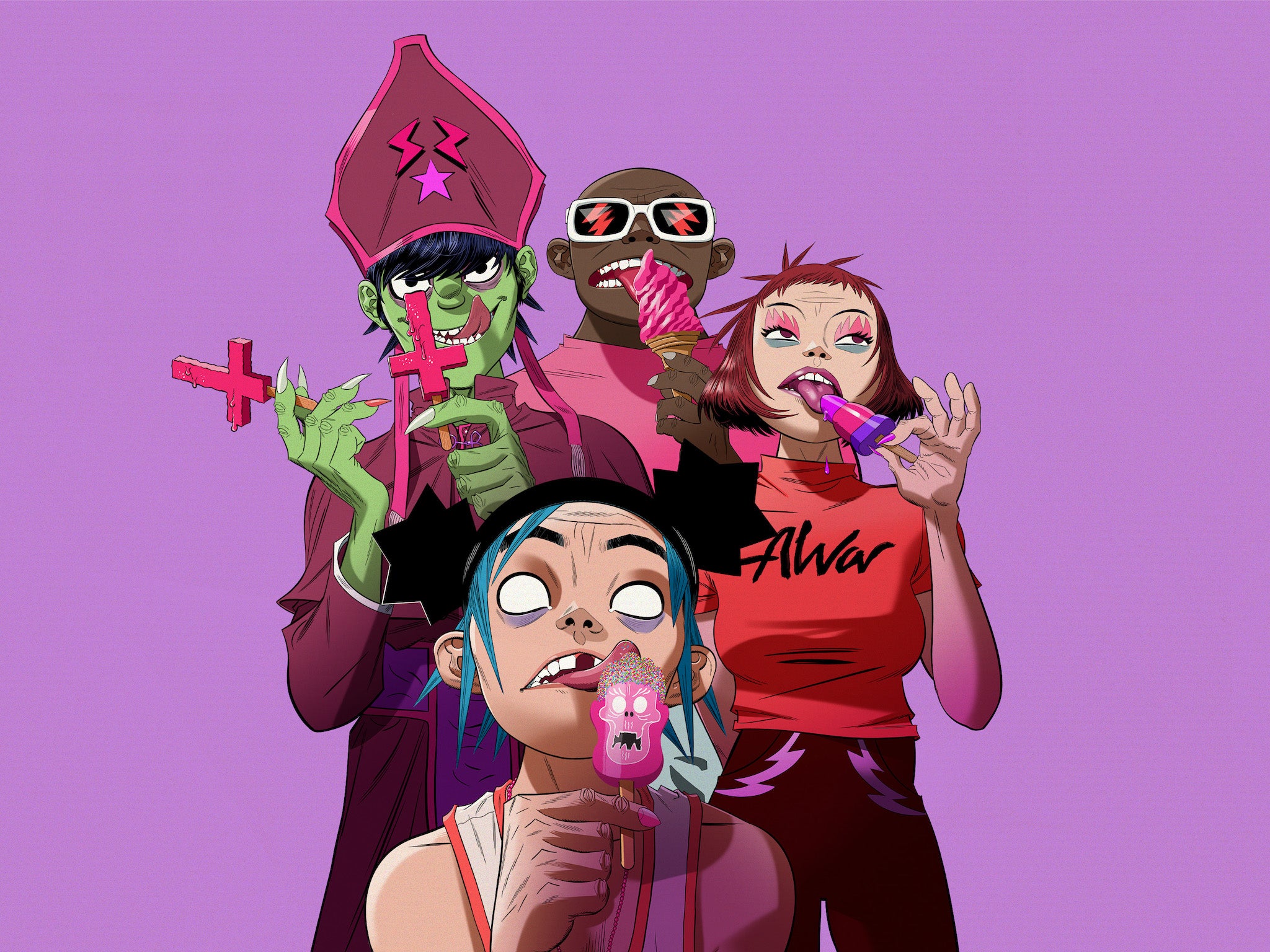 Gorillaz have always been an apocalypse party of an act, but now, they’re laughing again