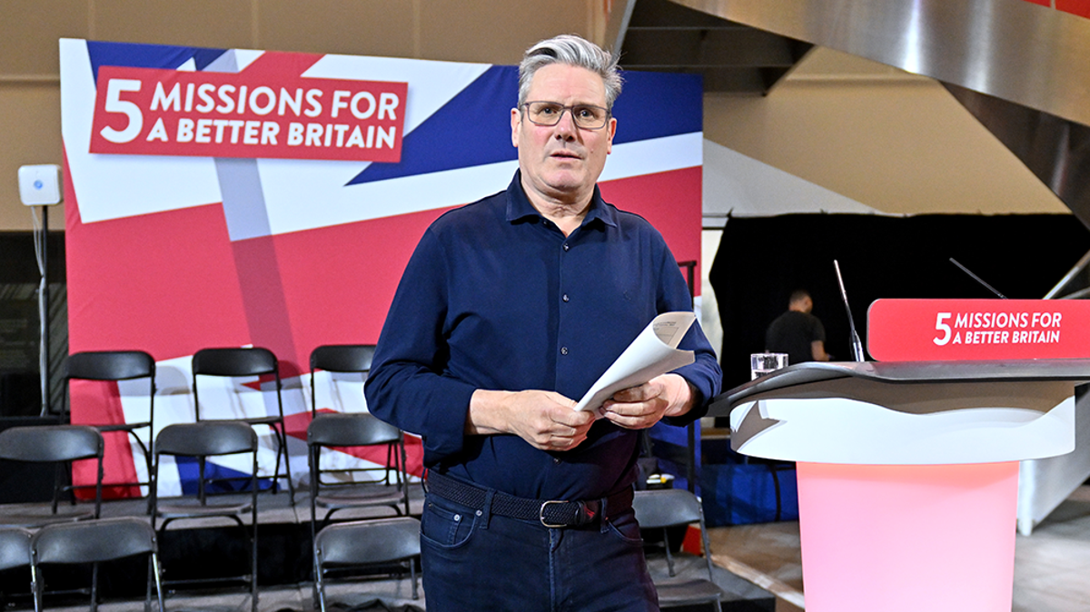 Watch live: Keir Starmer sets out Labour&rsquo;s five &lsquo;national missions&rsquo; ahead of 2024 general election
