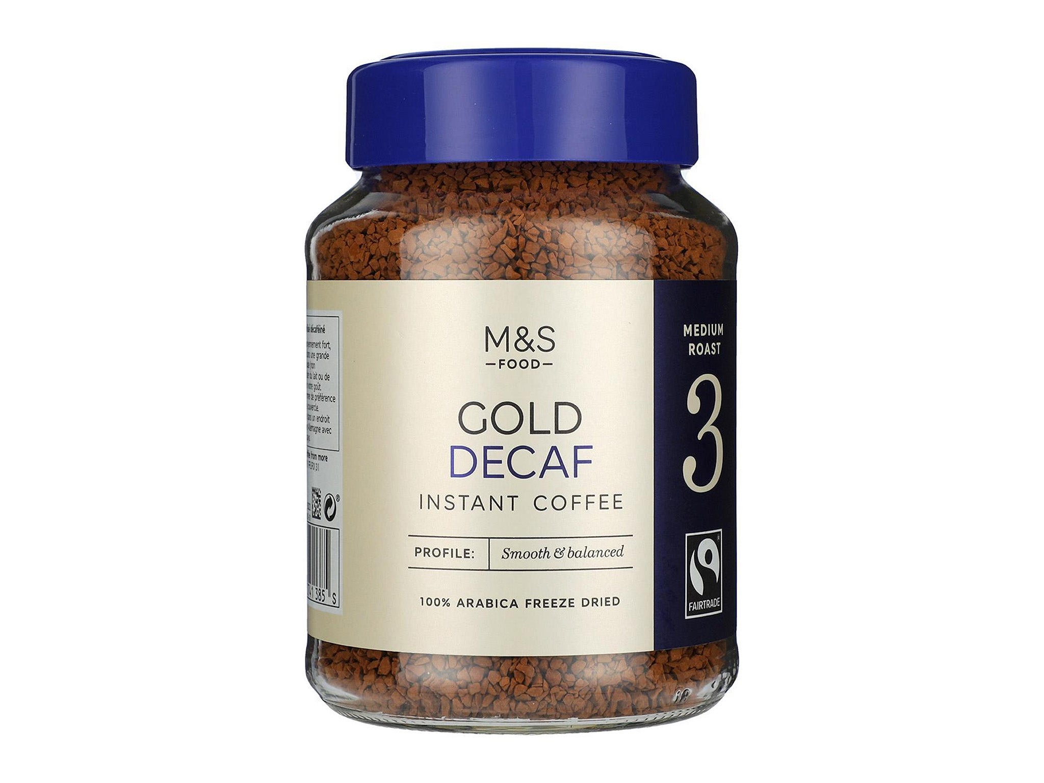 Marks and Spencer gold decaf instant coffee