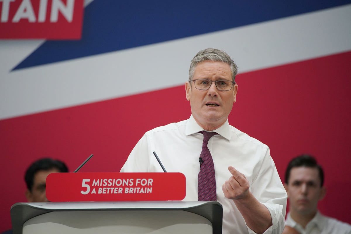 What are Keir Starmer's five "missions" for the future Labor government?