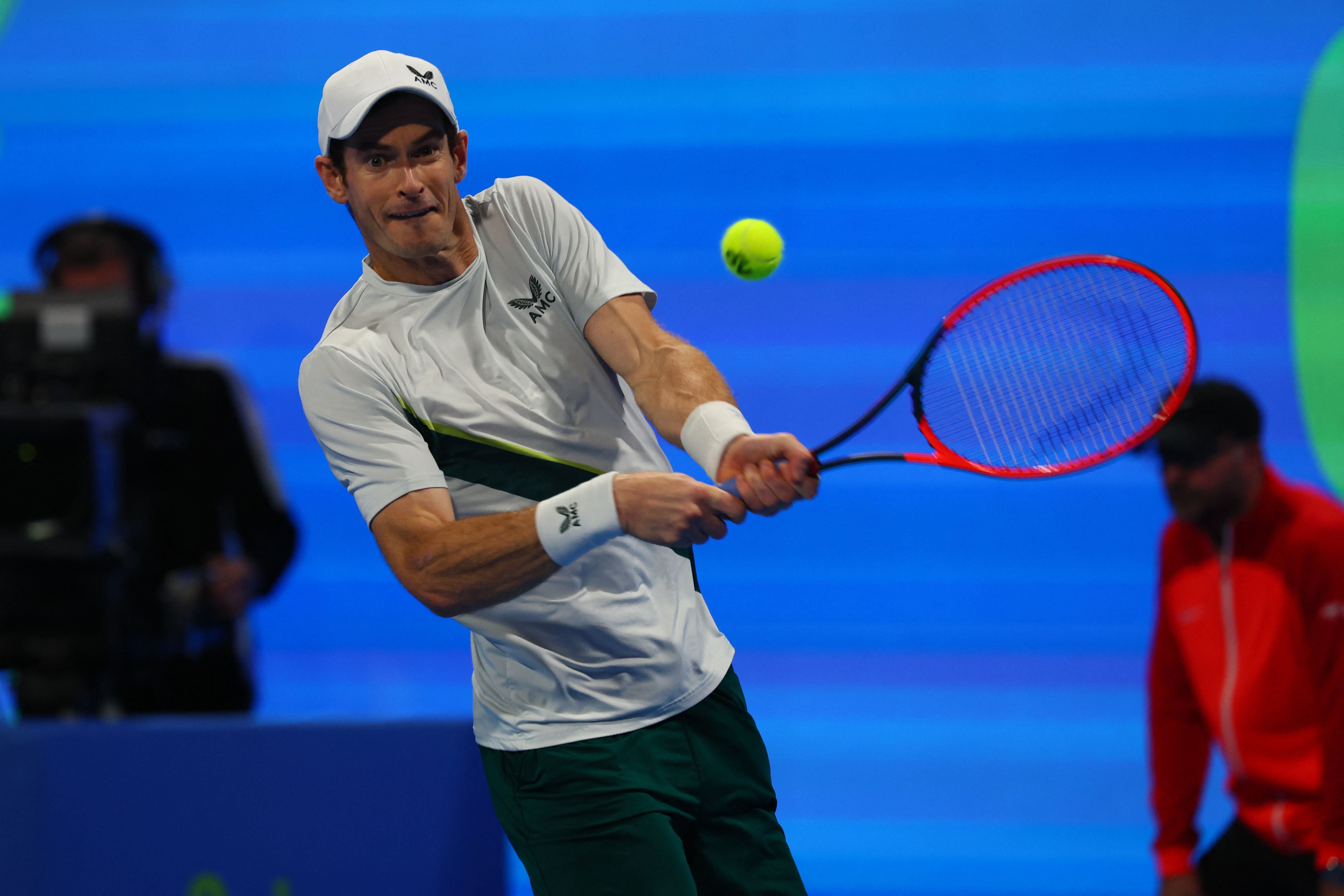 <p>Andy Murray is looking to continue a promising week in Doha </p>