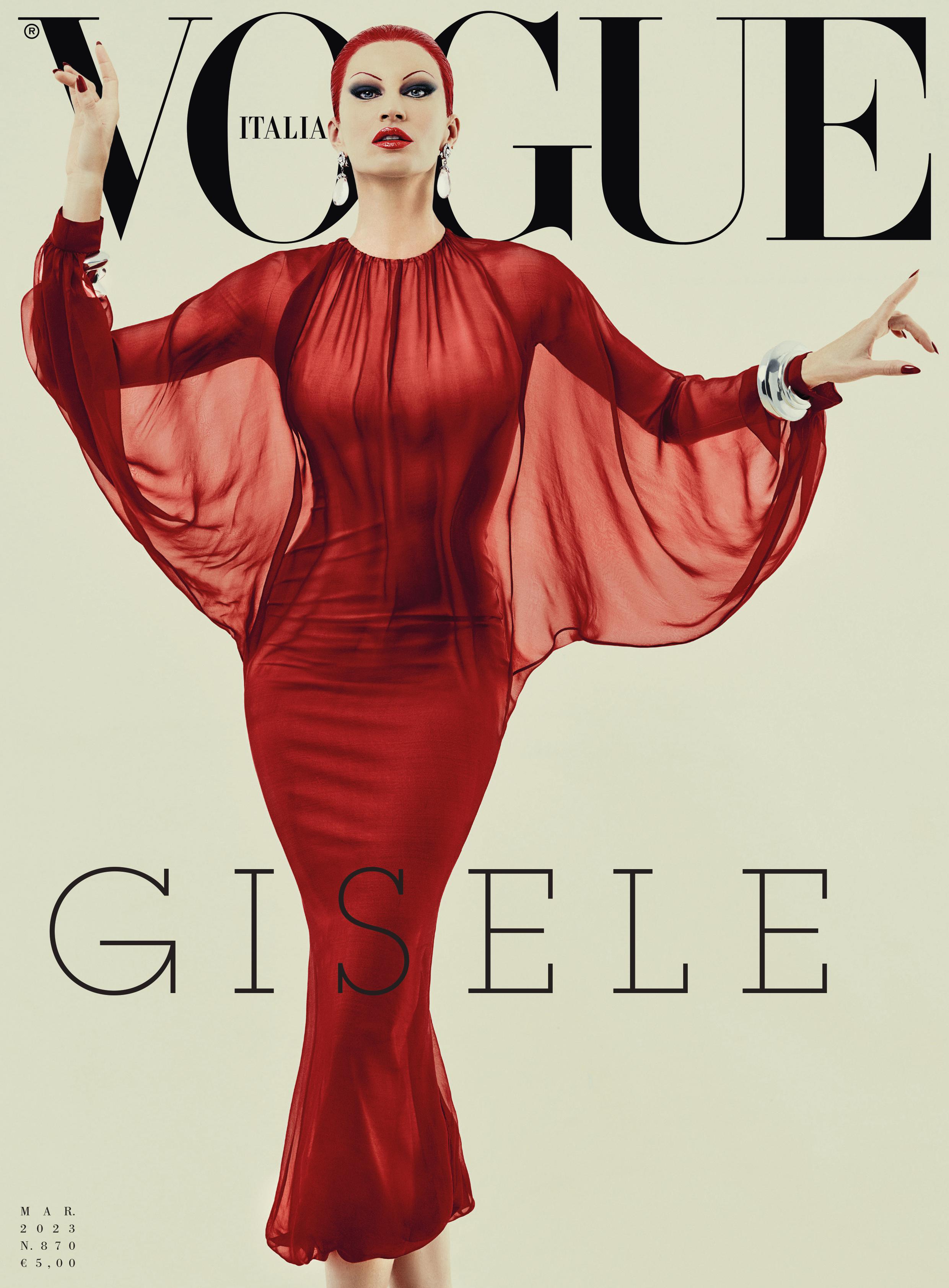 Gisele Bundchen’s March 2023 Vogue Italia cover