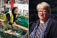 ‘Work more hours’ Therese Coffey tells people struggling to buy food