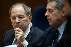 Harvey Weinstein news – live: Ex-producer sentenced to 16 additional years in prison over LA rape conviction