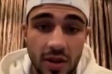 Tommy Fury admits Molly Mae has been looking after baby ‘by herself’ ahead of Jake Paul fight