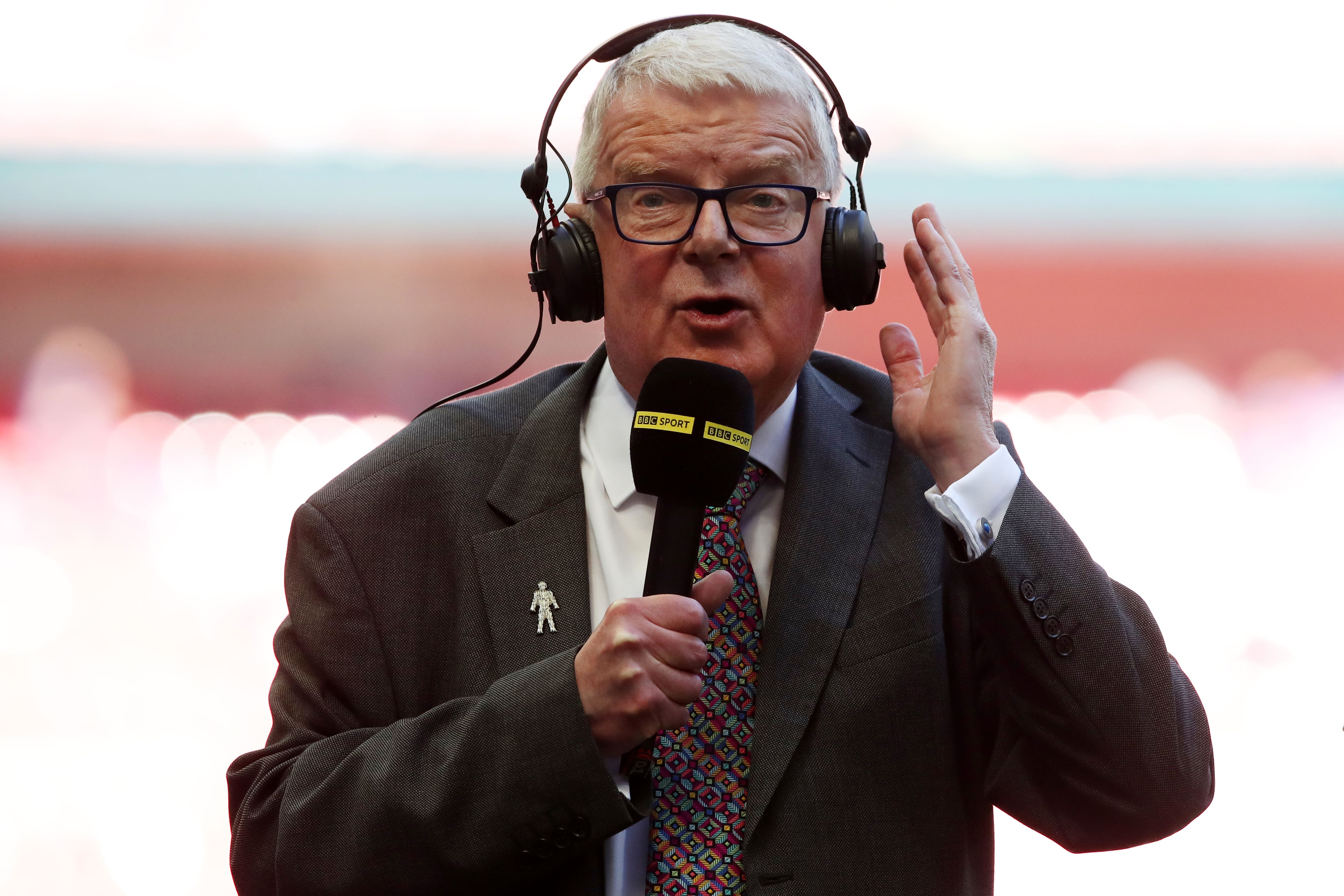 Football commentator John Motson has died at the age of 77 (Nick Potts/PA)