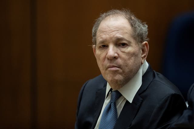 <p>Former film producer Harvey Weinstein appears in court at the Clara Shortridge Foltz Criminal Justice Center in Los Angeles, California, USA, 04 October 2022</p>
