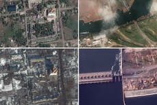 The before and after images that show the true extent of the devastation of Russia’s invasion of Ukraine