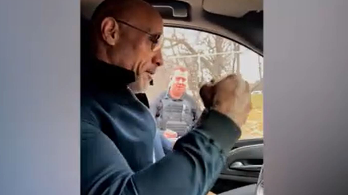 Dwayne Johnson makes ‘gun’ joke with police officer after being pulled over in Texas
