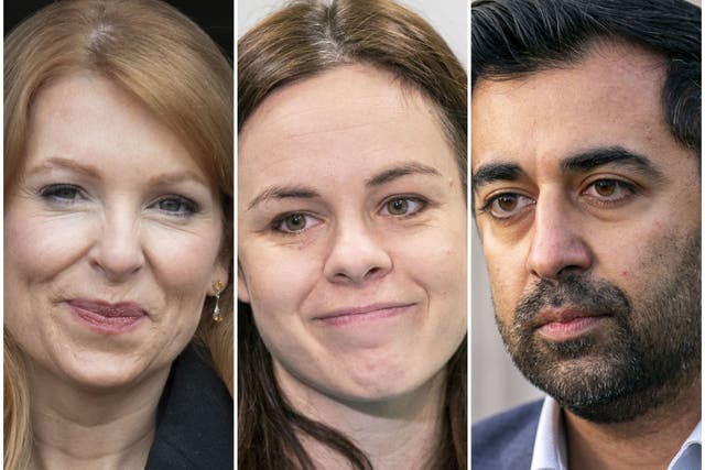 Three contenders are expected to go through to the member’s vote (Jane Barlow/Lesley Martin/PA)
