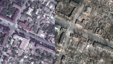 Satellite imagery captures key areas of Ukraine before and after Russian invasion