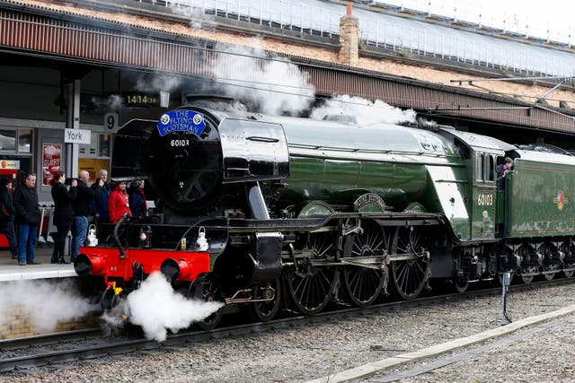 Poet Laureate Simon Armitage has written a poem to mark 100 years since locomotive Flying Scotsman first entered service (Owen Humphreys/PA)