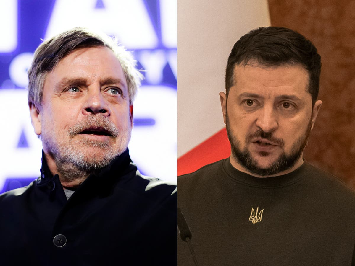 Mark Hamill says he thought Zelensky request to help Ukraine was a ‘prank’