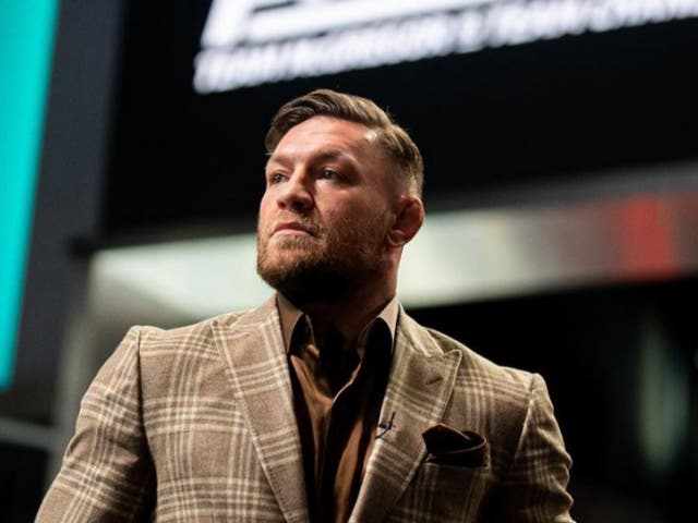 <p>Conor McGregor on the set of 'The Ultimate Fighter’</p>